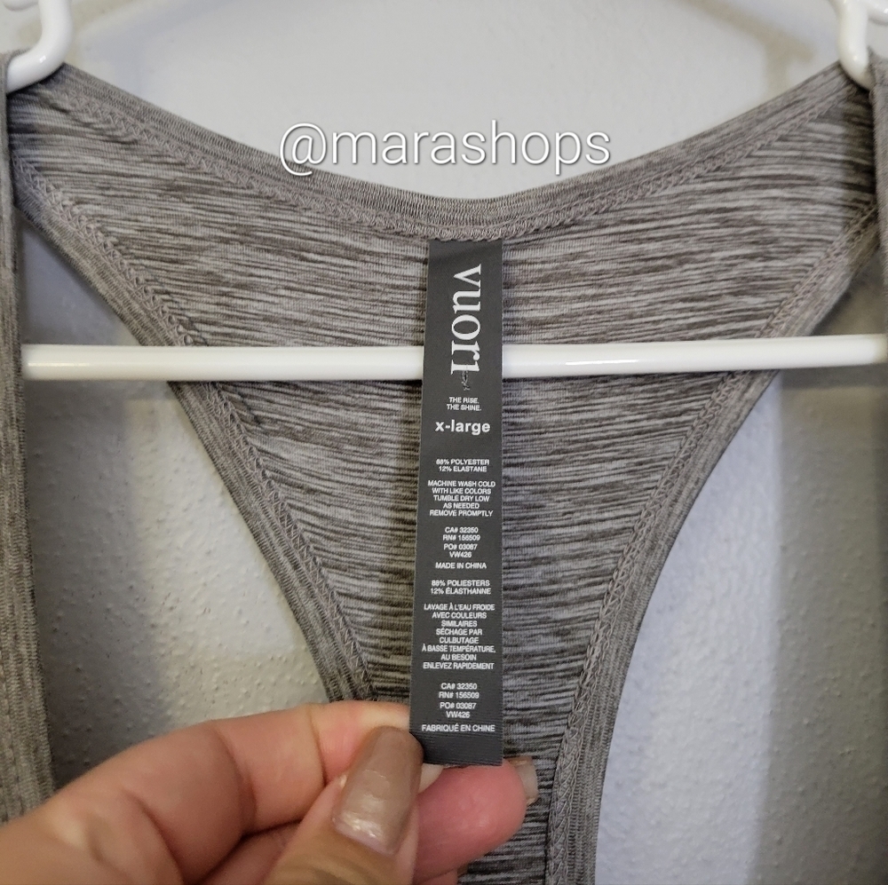 Vuori Lux Gray Jumpsuit - Picture 6 of 6